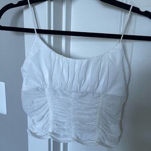 White princess polly corset top